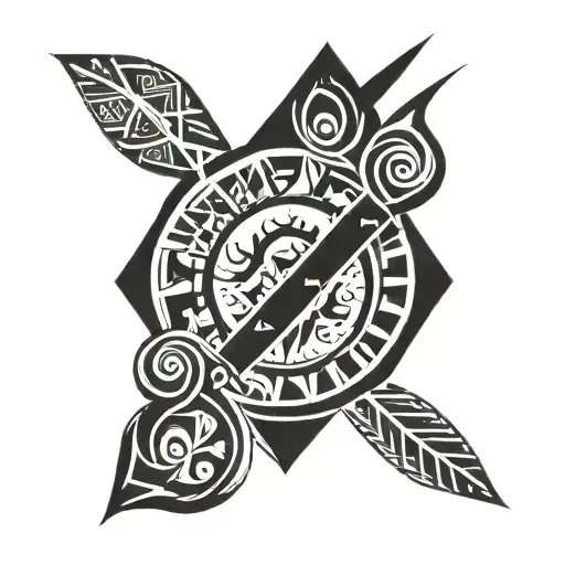 Rombo Para Cover Up Y Neo Tribal Style