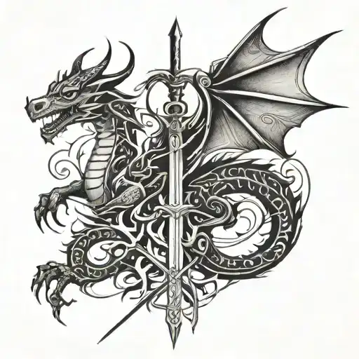 Dragon And Sword