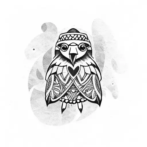 Cute Little Raven Fullbody