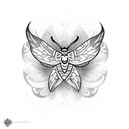 Moth With Smoke Wings