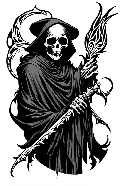 Grim Reaper Holding