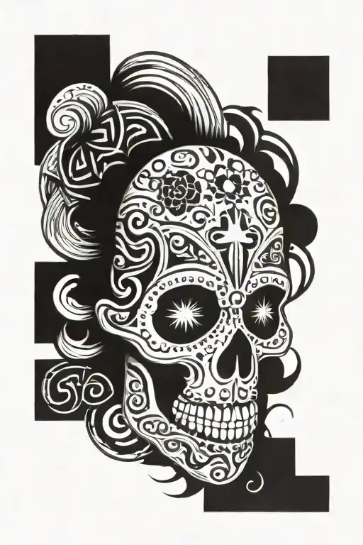 Sugar Skull Wearing