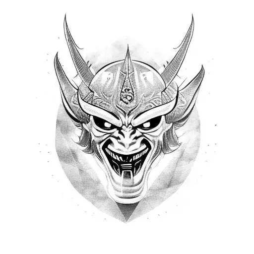 Angry Demon Mask
