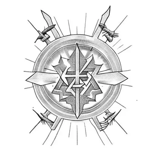 Cruz Ankh Con Flechas