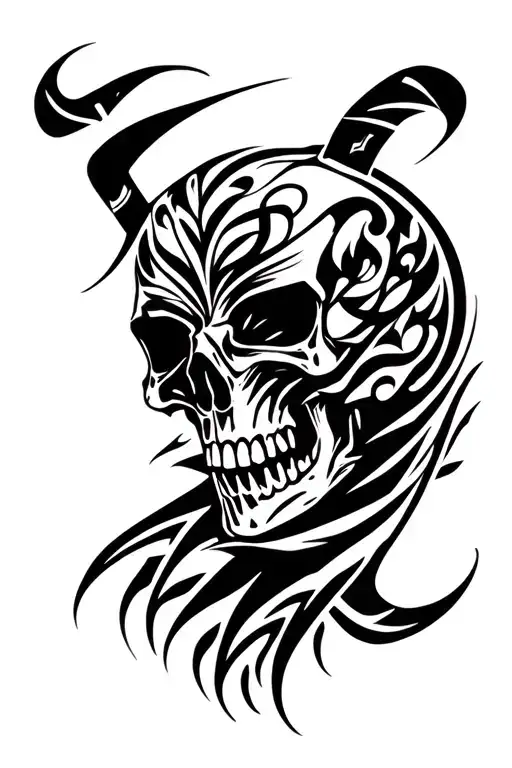 Dodge Ram Skull Face
