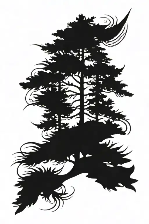 Pine Tree Growing