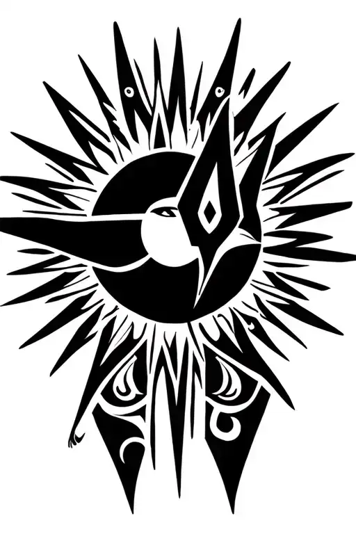 Anubis And Big Sun Shining Brightly