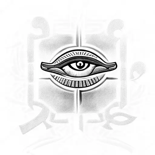 Egyptian Ankh With Eye Of Horus