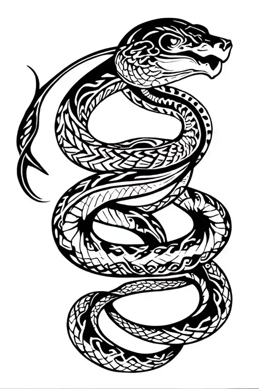 Spiritual With Snake