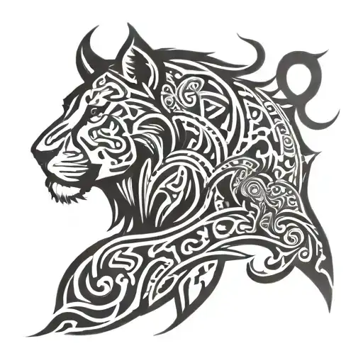 Lion And Deer Jagger