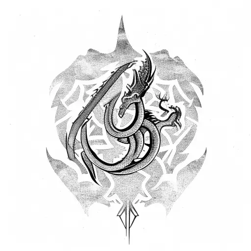 Letras S Y Dragon