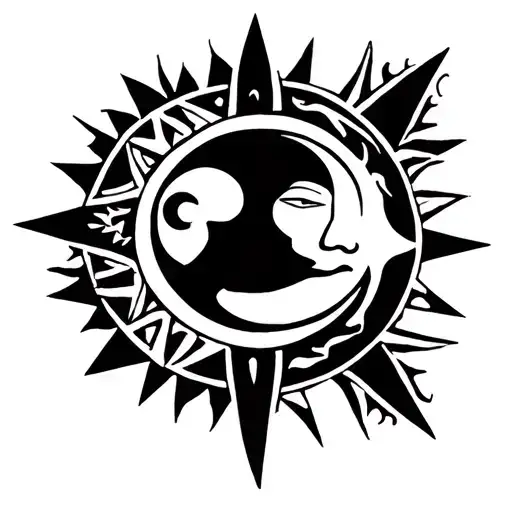 Sun Moon Construction Themed