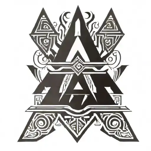 A Pyramide With A King Crown On Its Head