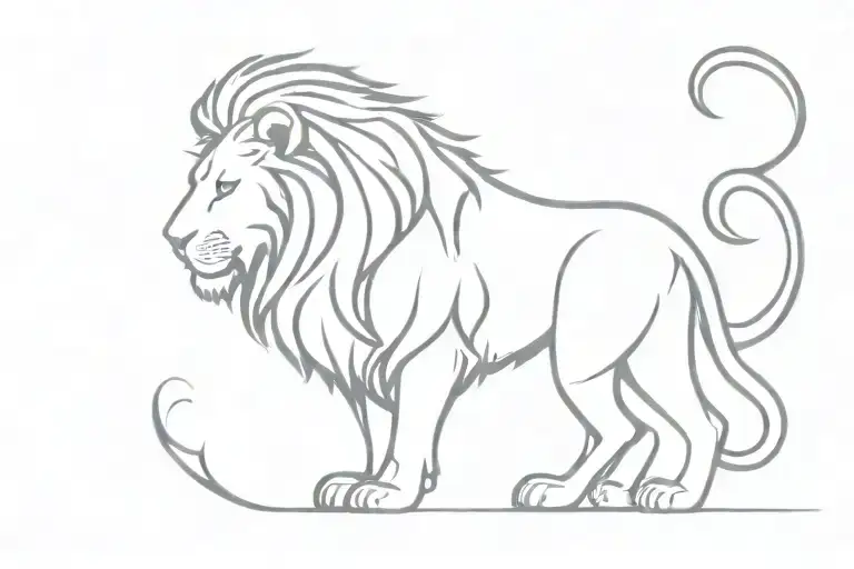 Lion Courage Serenity Wisdom