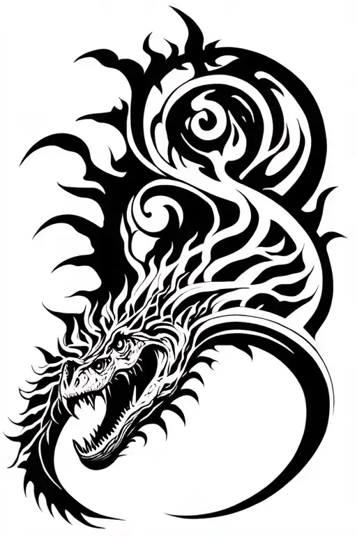 Yggdrasil With Dinosaure