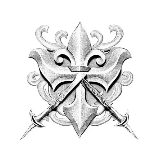 Fleur De Lis Sword