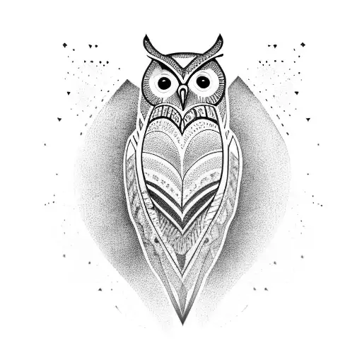 Anatomical Heart Made Of An Owl