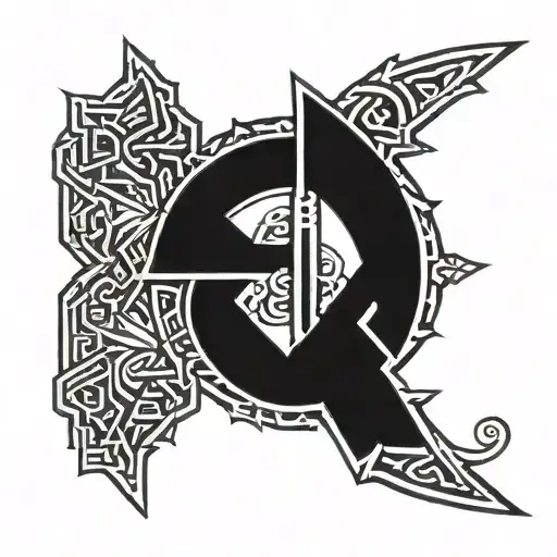 Nordic Rune Symbolizing Strength