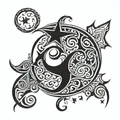 Bosnian Crescent Moon And Star