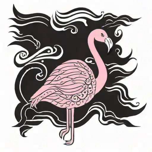 Pink Flamingo Pool Floatie