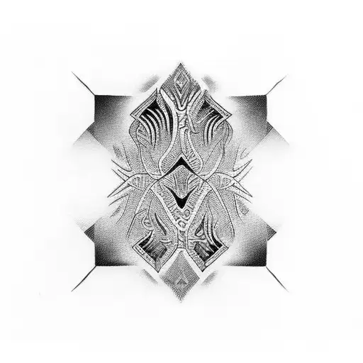 Tribal Polynisian Morphing Into Water