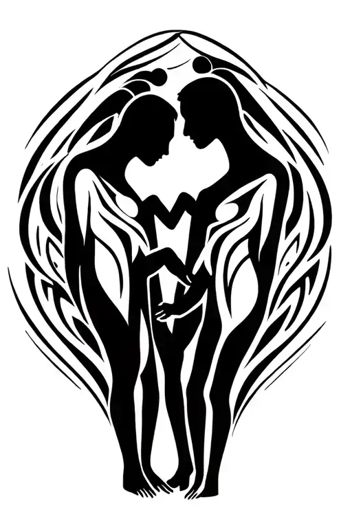 Love Family Holding Hands