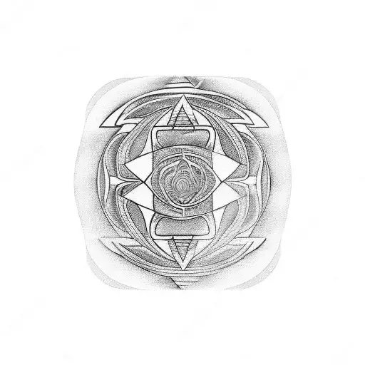 Abstract Organic And Tech Ankle Band