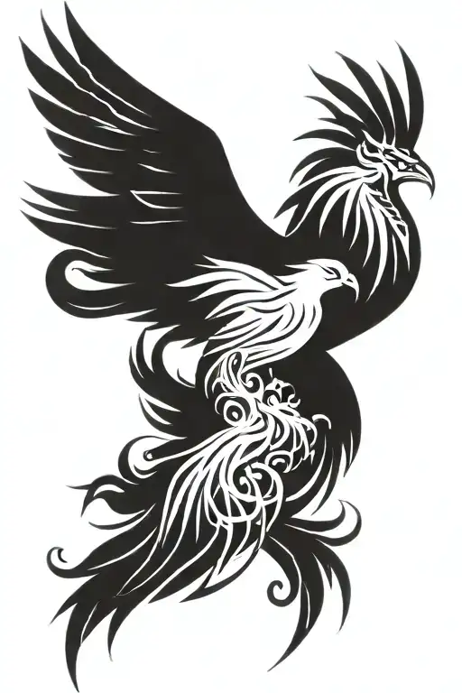 Phoenix Rising From The Ashes