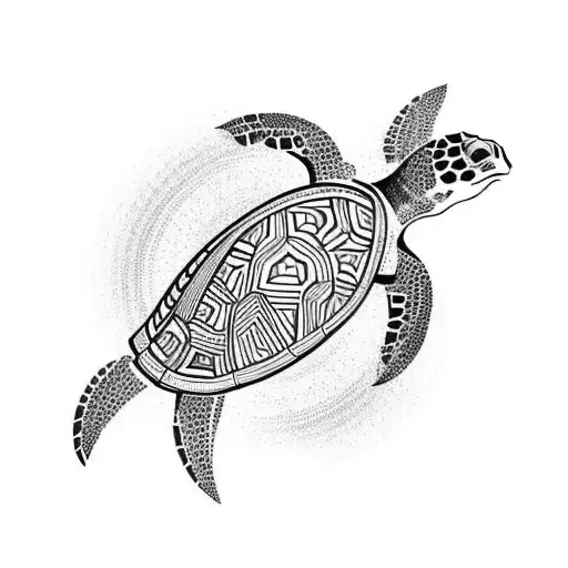 Polynesian Turtle Cheat Shoulder Arm