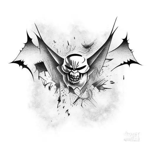 Horror Bat Old-school