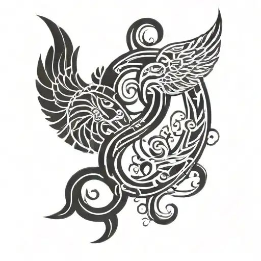 Virgo And Cancer Zodiac Sign Intertwined