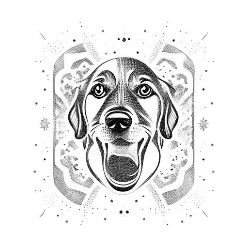 Golden Retriever In Space