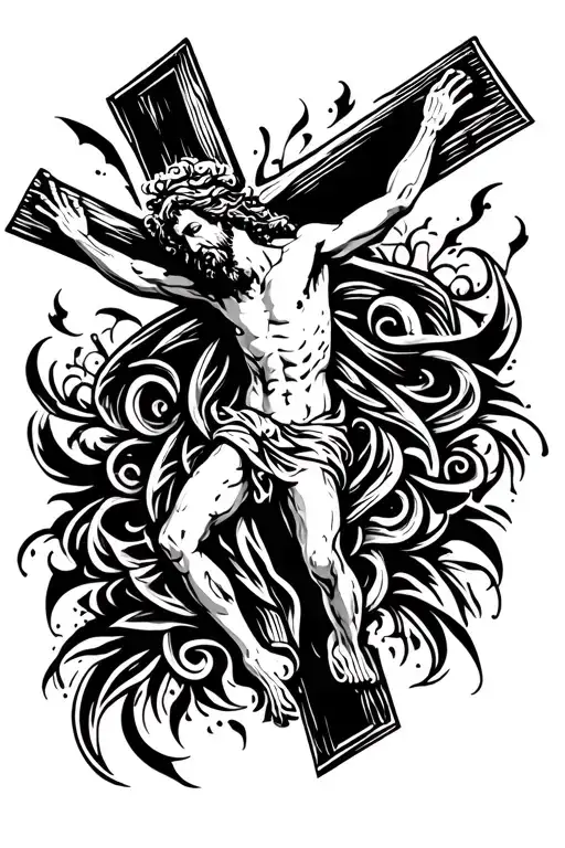 Jesus Crucified On The Cross