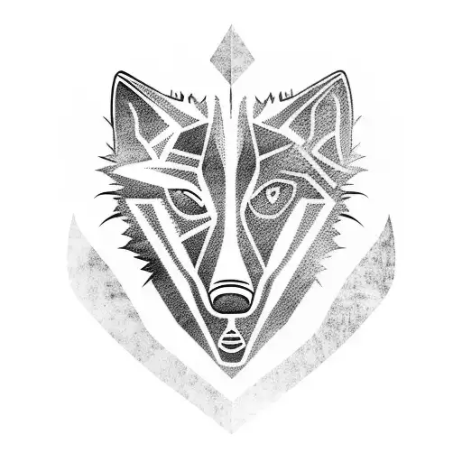 The Full Body Of A Black Wolf Wrapped Around My Forearm