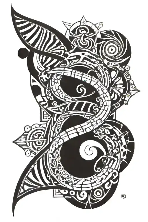 Dna Spiral Into The Universe