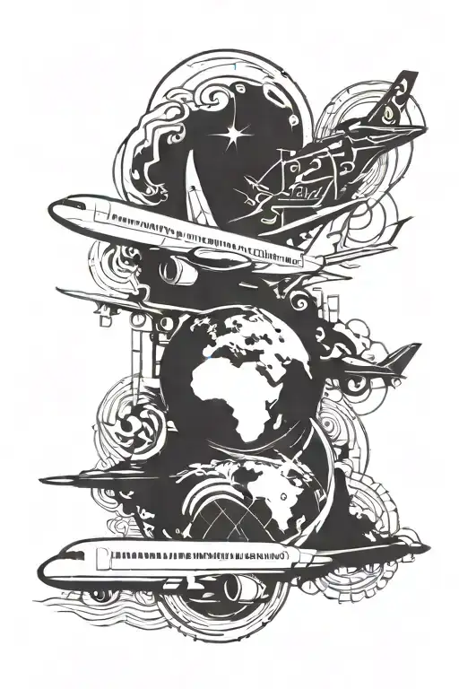 Airplane World Travel