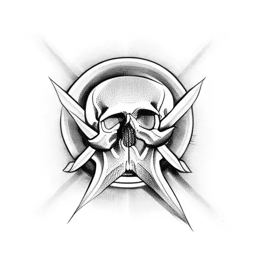 Skull And Face Of Animel