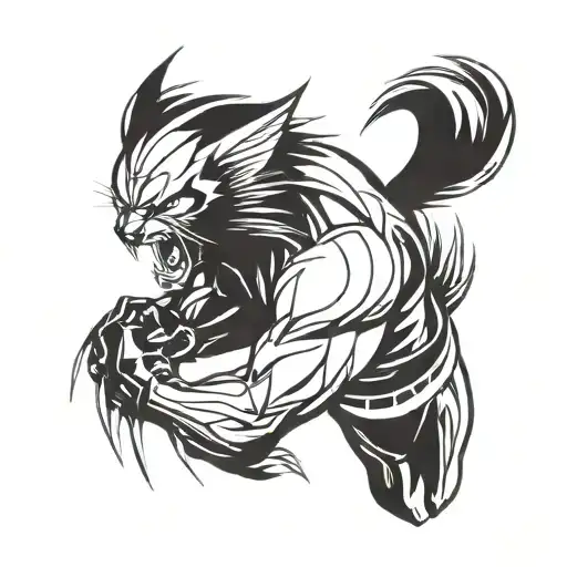 Wolverine Black And White