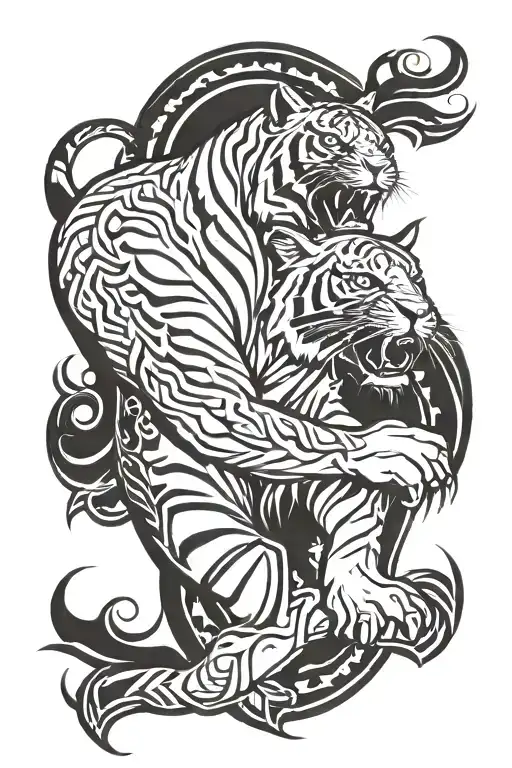 Tiger Training Muay Thai Sleeve