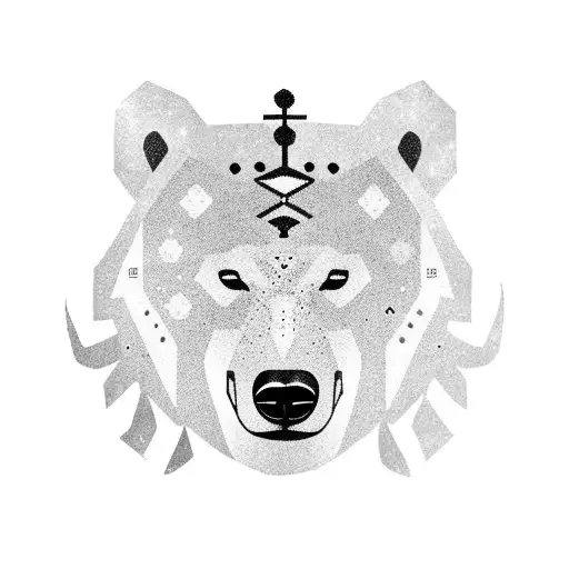 Nordic Tribal Polar Bear