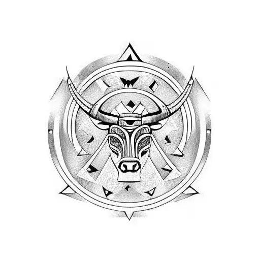 An Irish Tribal Band To Incorporate The Taurus Bull And Also The Star Sign For A Jan5th Birthday