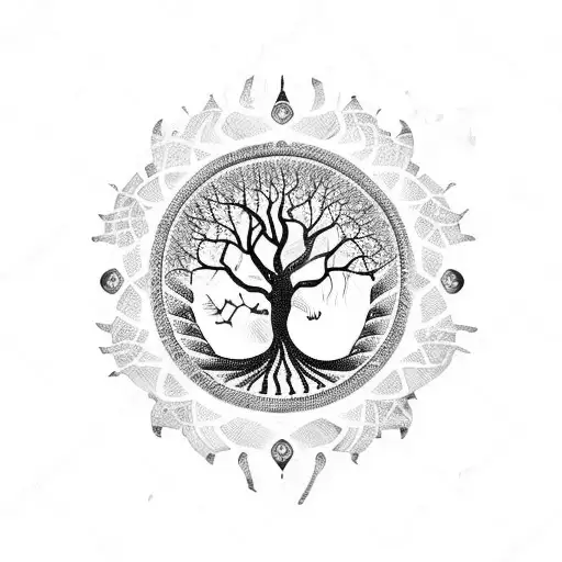 Nordic Mithology Tree Of Life