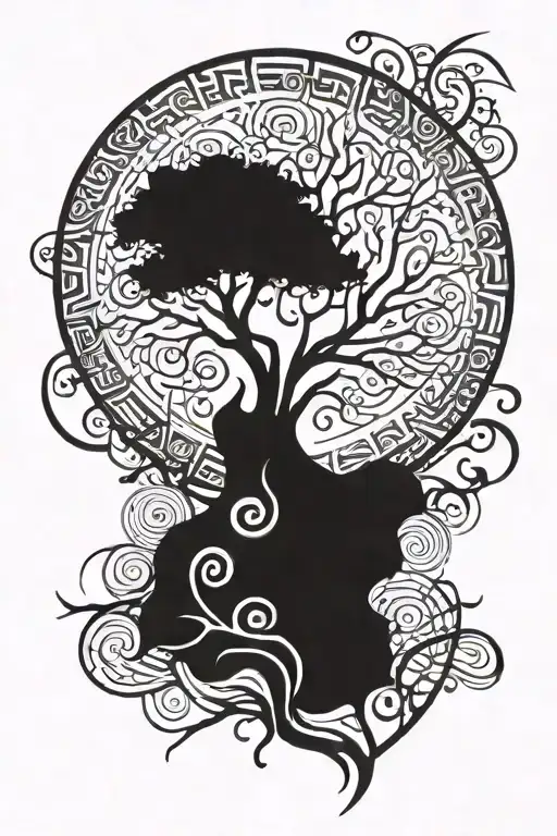 Shaman Worl Tree Growing