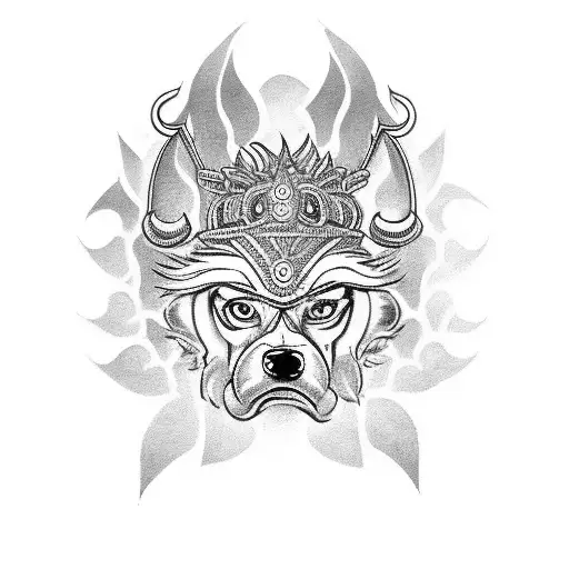 Bhairava Dog Fearsome