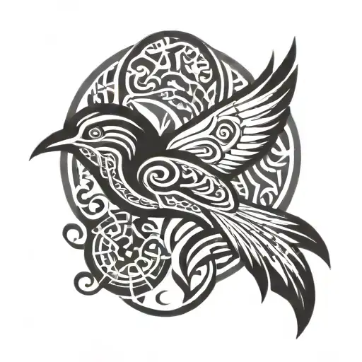 Paradise Bird Flying