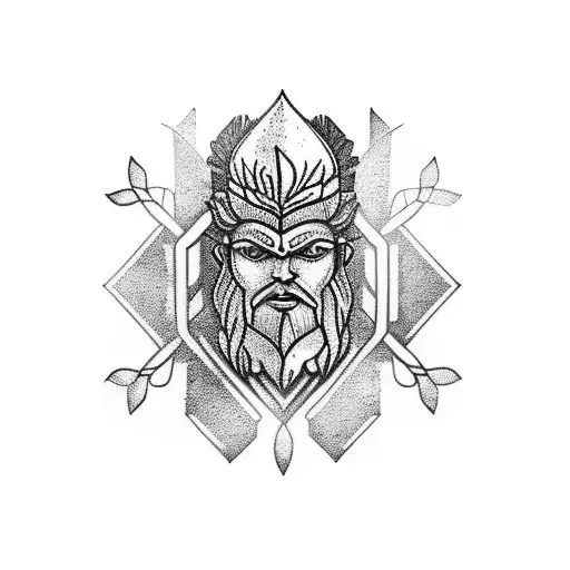 The Nordic Green Man Pendant