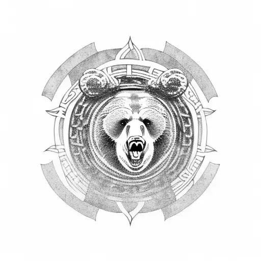 Bear Viking Celtic Runes