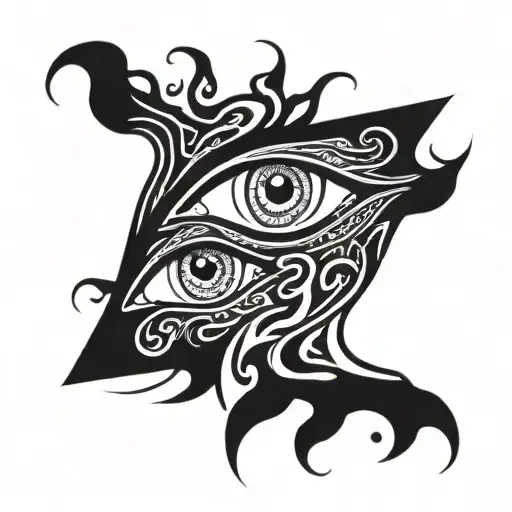 Eyes And Abstract Tentacles