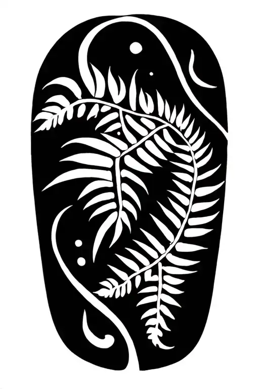 Koro Fern Patterns Surrounding