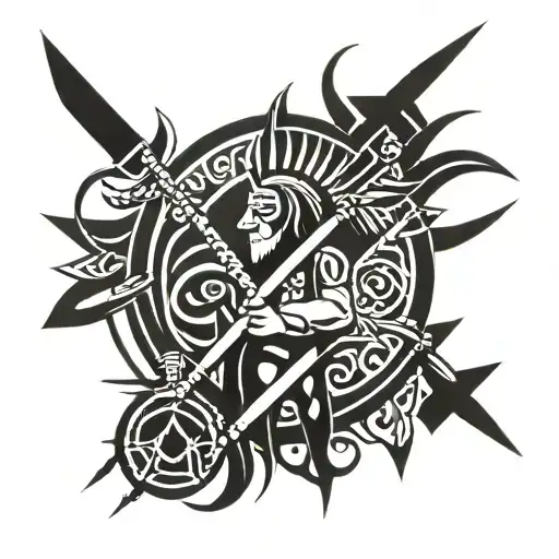 Warrior Strength Discipline Hard Work